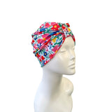 Floral SPF 50 Swim Cap Hat
