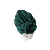 Green headscarf on a white background