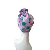 Pale Pink Swim Turban Cap