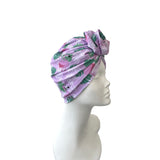 Pale Pink Swim Turban Cap