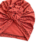 Rust Rosette Fashion Turban