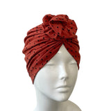 Rust Rosette Fashion Turban