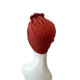 Rust Rosette Fashion Turban