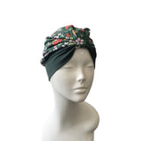 green Turban Style Hat