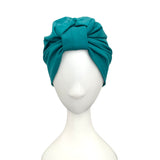 Teal Vintage Head Turban for Women