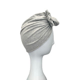 Light Grey Stretch Jersey Turban