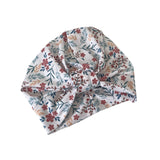 Floral patterned headscarf on a white background