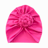 Fuchsia Pink Retro Style Turban Head Wrap