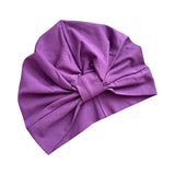 Purple Lightweight Turban Style Sleep Cap