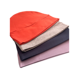 Stretchy Cotton Beanie Cap Set of 4