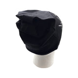 Hand Painted Black Slouchy Cycopath Beanie Hat