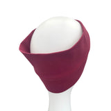 Maroon Wine Red Twisted Cotton Turban Headband