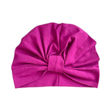 Stylish Violet Cotton Chemo Headwear