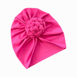 Fuchsia Pink Retro Style Turban Head Wrap