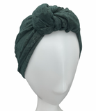 Wide Green Lace Headband for Women