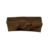 Olive Green Winter Knit Ear Warmer for Women