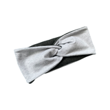 Grey Fleece Lined Women's Winter Headband