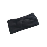 Black Fleece Ear Warmer Headband