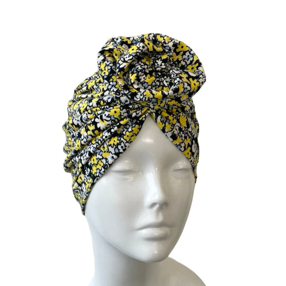 Black Yellow Ready Wear Turban