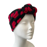 Black heart ear warmer headband ireland
