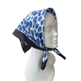 Blue Leopard Print Design Satin Scarf 60cm ireland