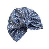 Blue and White Turban
