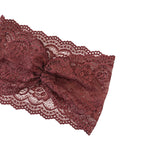 Brown lace headband