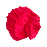 Pre Tied Red Fashion Hair Turban for Women