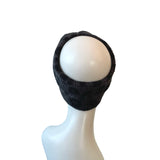 Charcoal Patterned Fleece Earmuffs