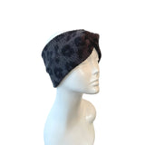 Charcoal Patterned Fleece Earmuffs
