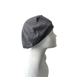 Charcoal Slouchy Beret Hat 