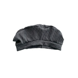 Charcoal Slouchy Beret Hat 