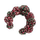 Christmas Colour Pom Pom Headband Crown