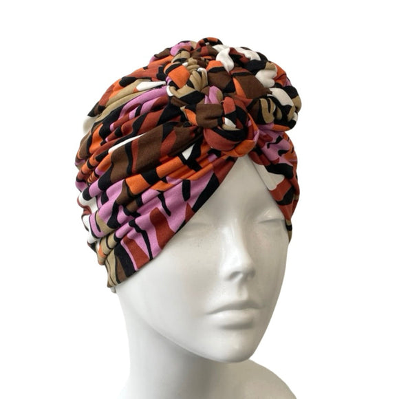 Colourful Chain Knot Turban