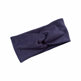 Navy Blue Fleece Ear Warmer for Women