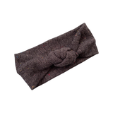 Dark Grey Knitted Ear Warmers