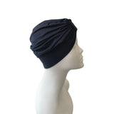 Dark Blue Hair Care Turban