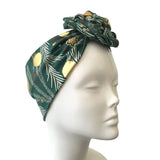 Dark Green Christmas Chain Knot Headband