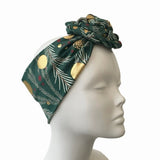Dark Green Christmas Chain Knot Headband ireland