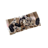 Dog Print Fleece Headband