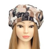 Dog Print Vintage Style Fashion Fleece Beret ireland