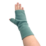 Duck egg fingerless arm warmer mittens ireland