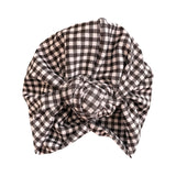 Warm Checkered Autumn Head Turban