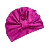 Stylish Violet Cotton Chemo Headwear