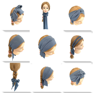 Extra Long Self Tie Bamboo Headband