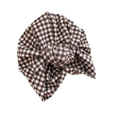 Warm Checkered Autumn Head Turban