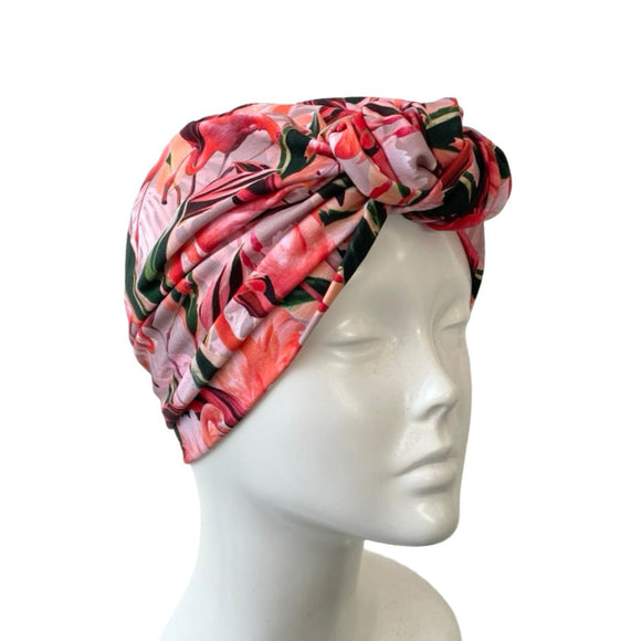 Flamingo Print Turban