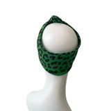 Green Pin Up Tie Up Headband