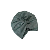 Green Silver Twisted Turban