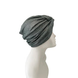 Green Silver Twisted Turban
